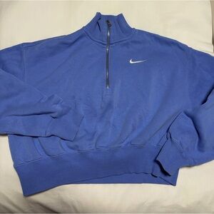Nike Phoenix fleece crop zip sweater